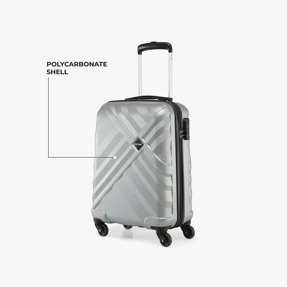 Elite Travel Polycarbonate Suitcase with Silent 360° Wheels & Secure Lock