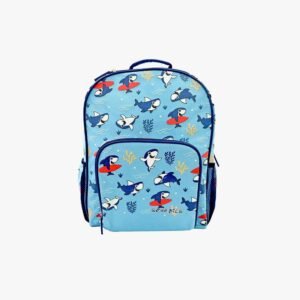 Scoobies Kids School Backpack – Shark Theme (Lightweight & Comfortable)