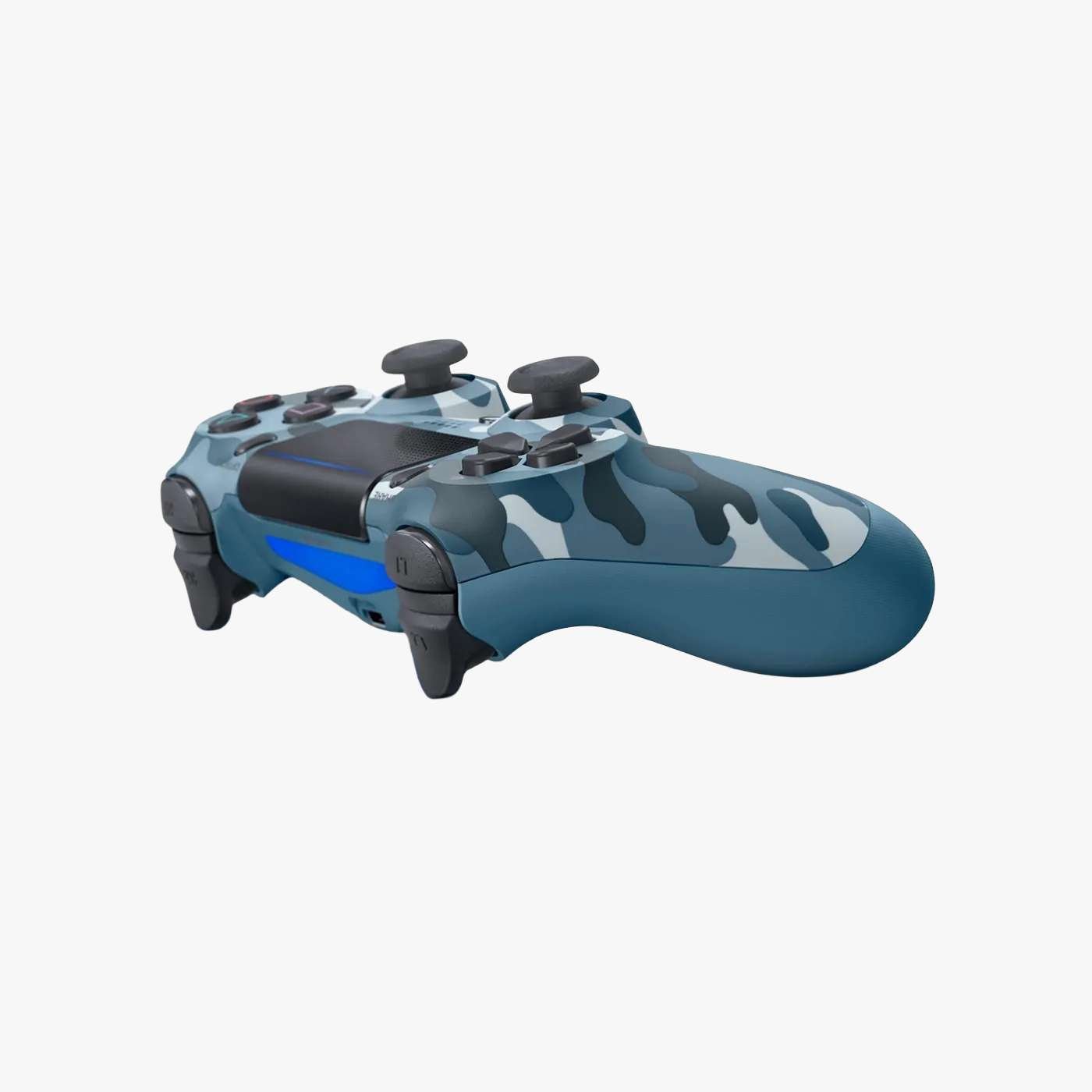 Wireless Game Controller – Blue Camouflage Design (PS4 / PC Compatible)