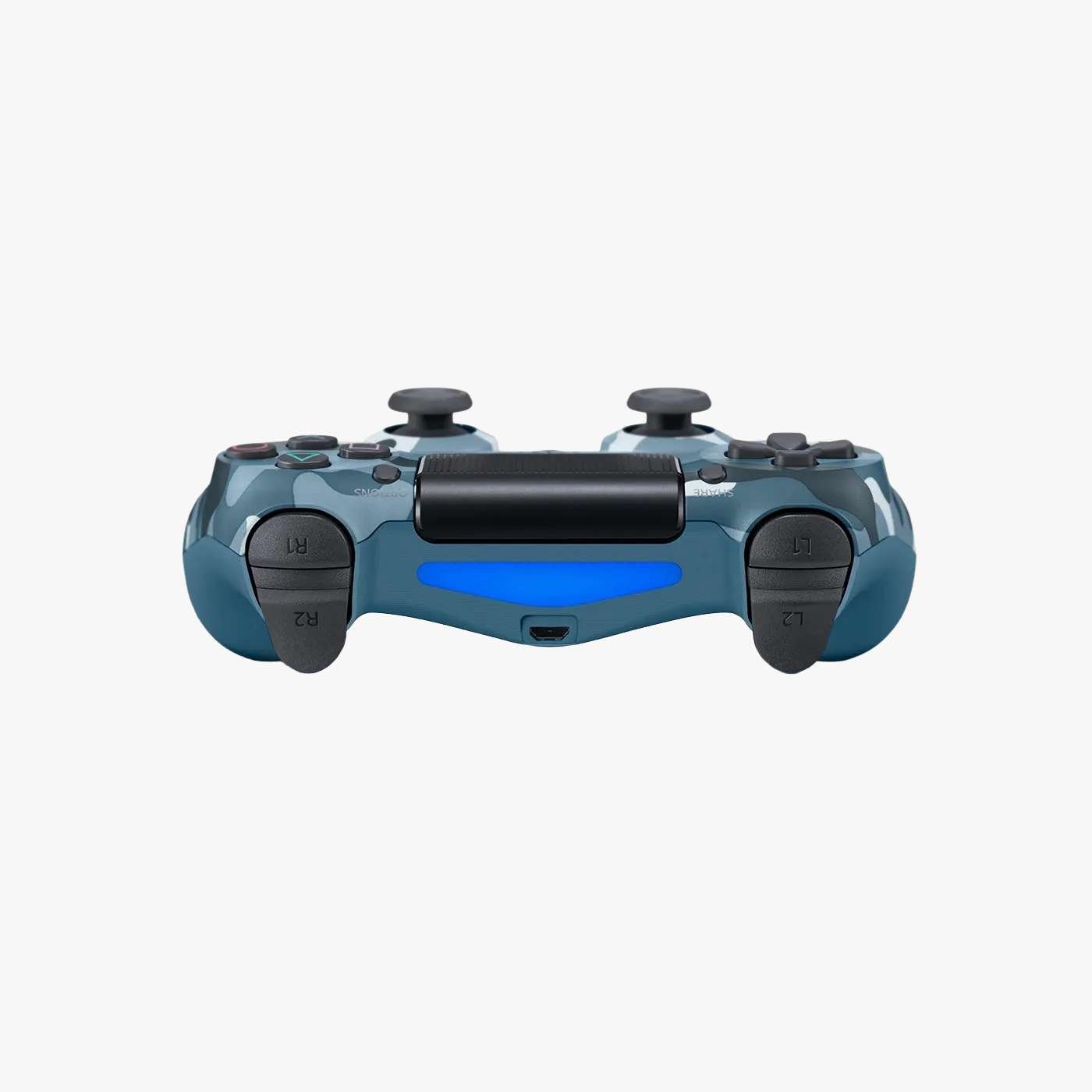Wireless Game Controller – Blue Camouflage Design (PS4 / PC Compatible)